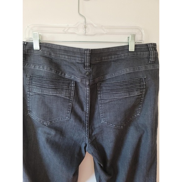 Prana Denim Dark Gray 12R/31 Wide Straight Leg Pants - Picture 4 of 8